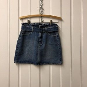 Pacsun Womens Skirt Size 25 With Belt Great Condition‎